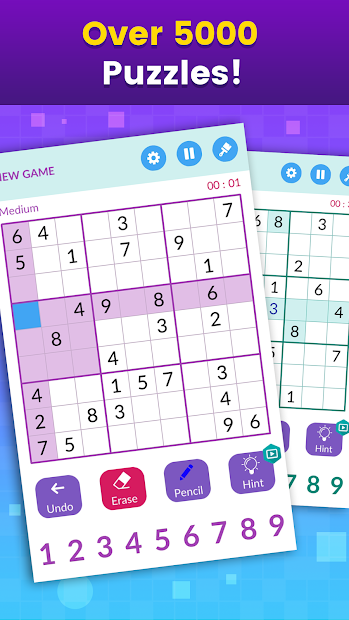 Sudoku Pro 5000+ Brain Training Puzzles for Adults