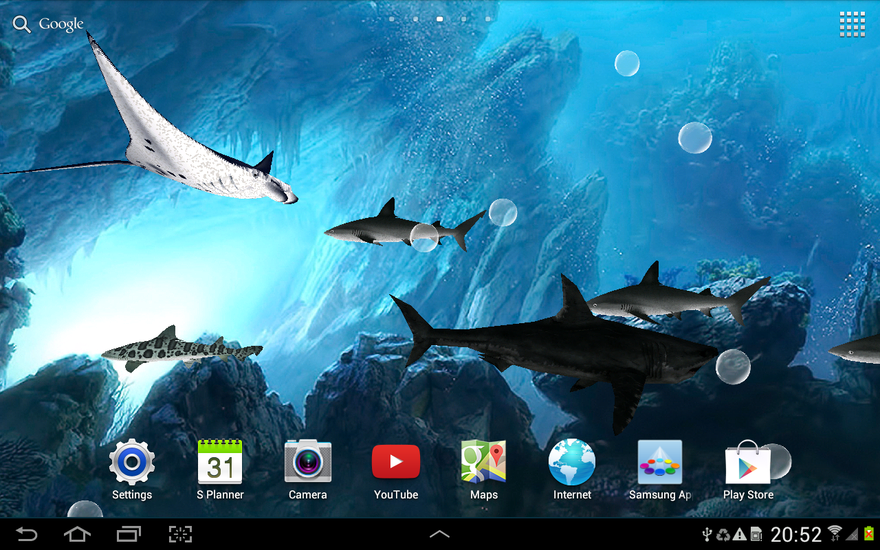 3D Sharks Live Wallpaper