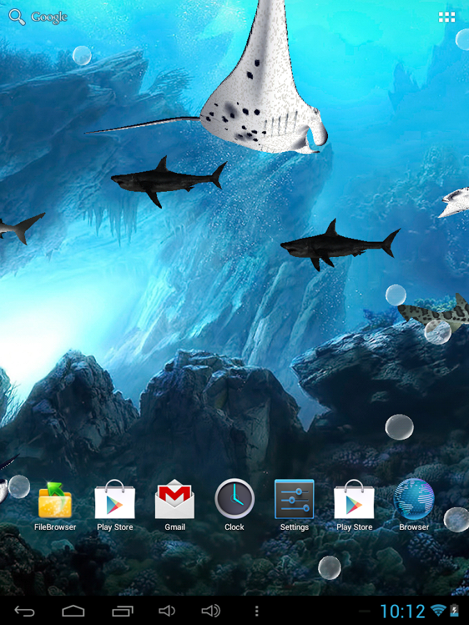 3D Sharks Live Wallpaper