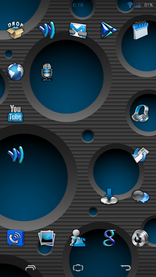 Cobalt Lollipop - CM12 Theme