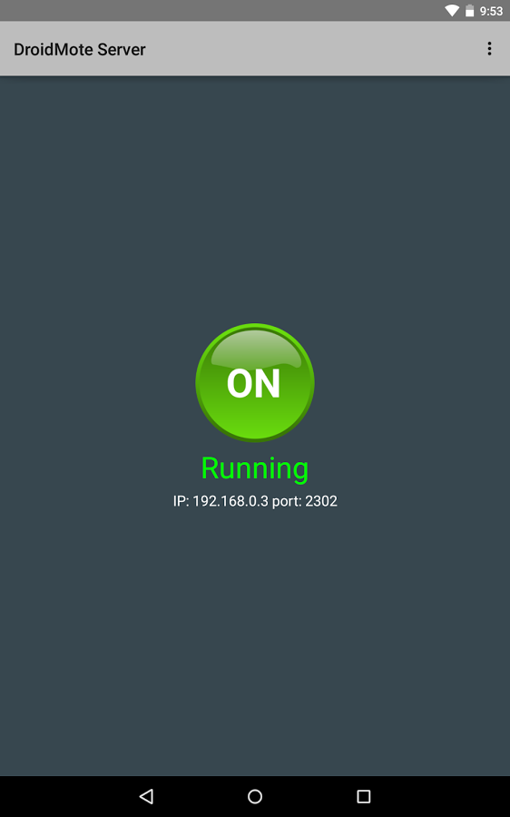 DroidMote Server