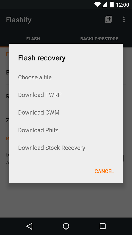 Flashify (for root users)