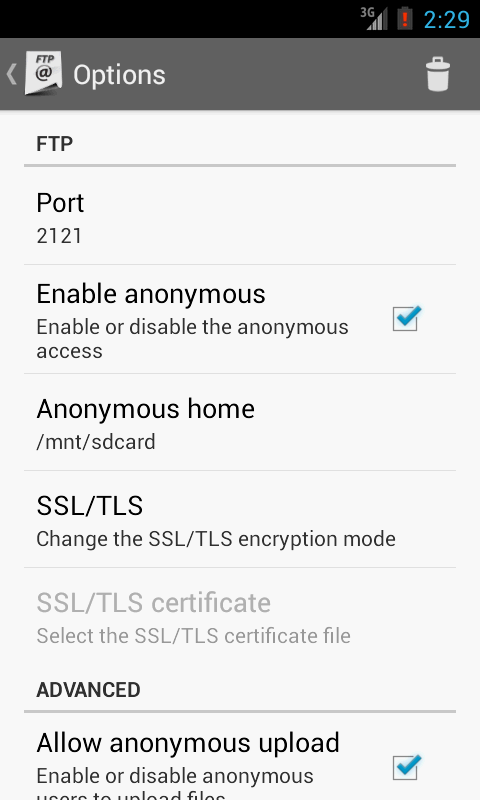 FTPDroid unlocker