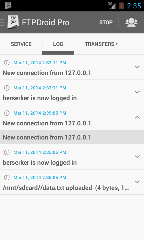 FTPDroid unlocker