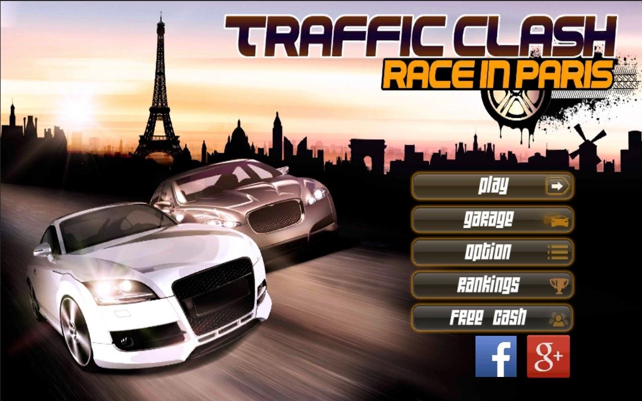 Traffic Clash: race in Paris (Mod Money)