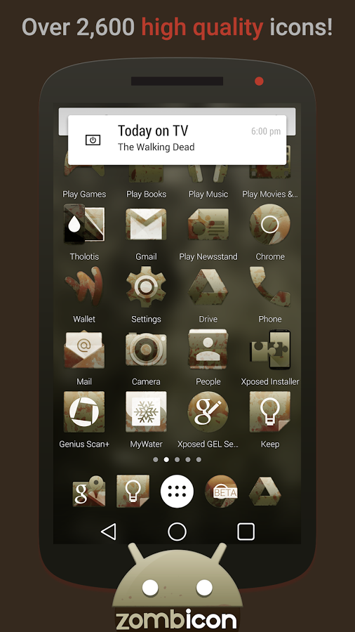 Zombie - Icon Pack Theme