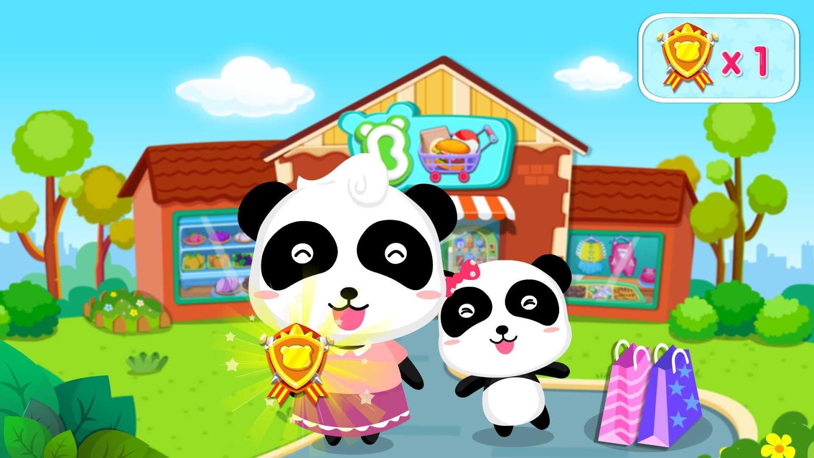 Baby Panda's Supermarket