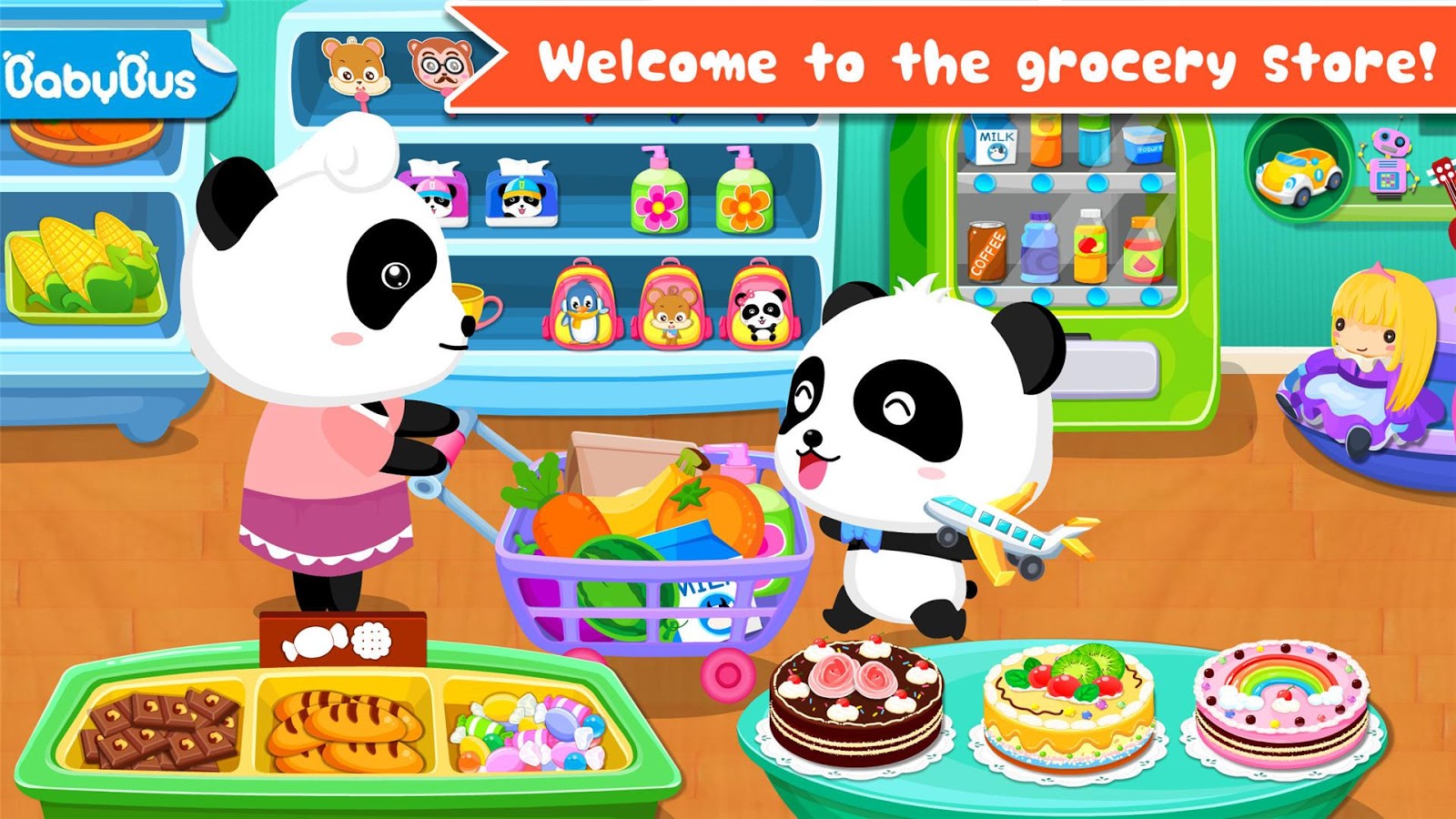 Baby Panda's Supermarket