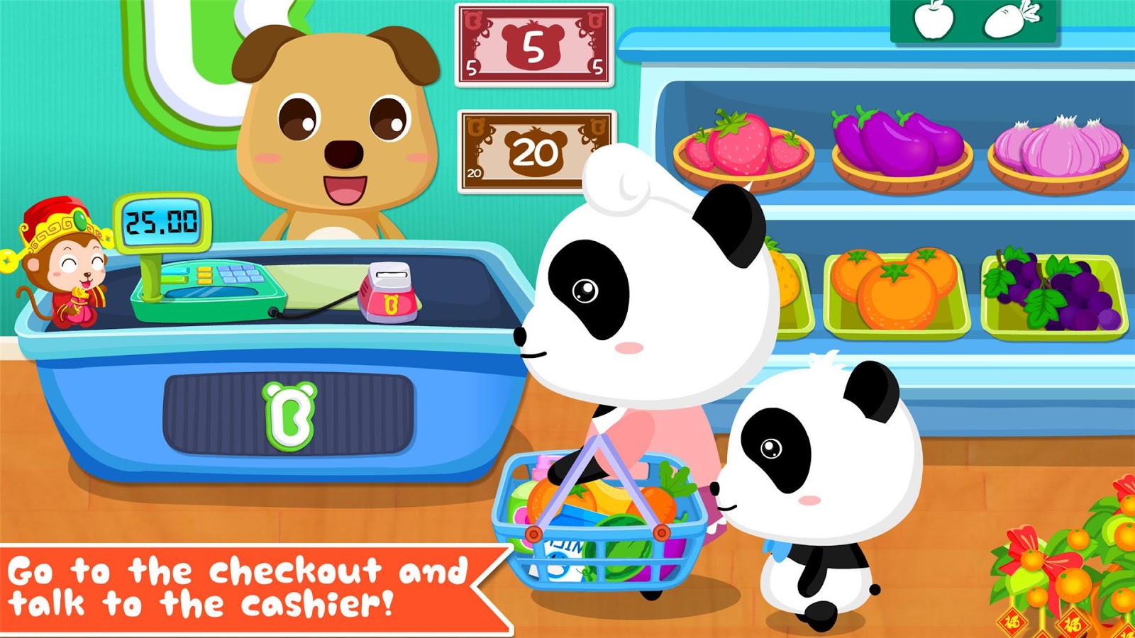 Baby Panda's Supermarket