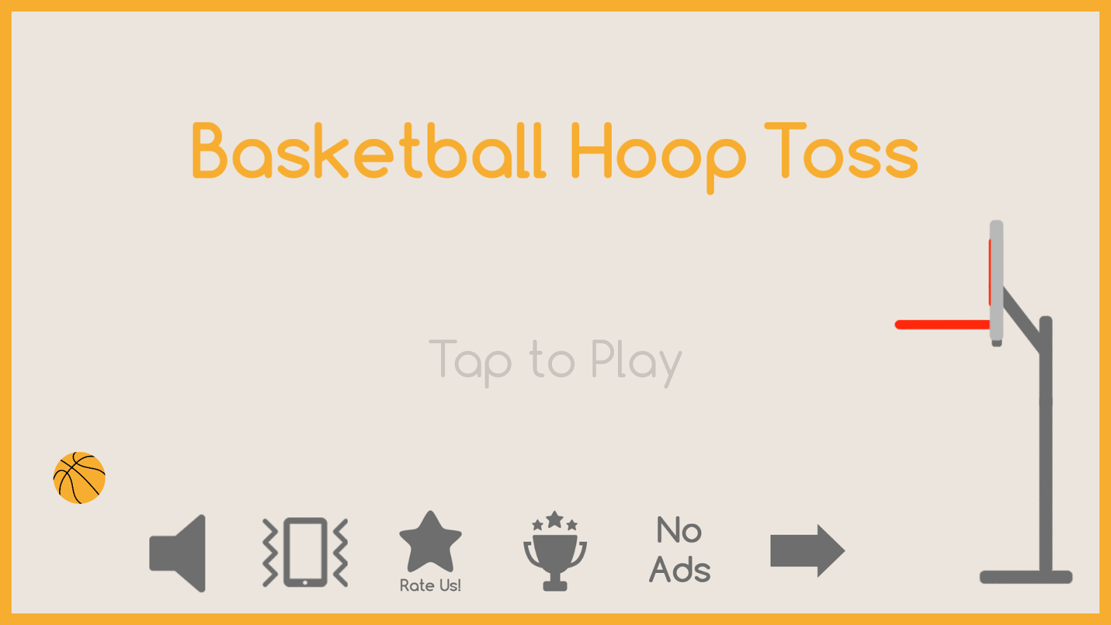 Basketball Hoop Toss