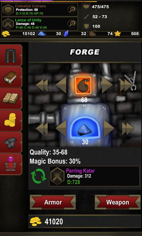 Dungeon Adventure: Heroic Ed. (Mod: Gold/Dust/Bag/Shards)