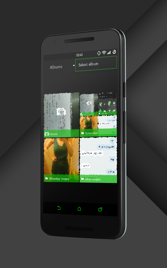 Sense Black/Green cm13 theme