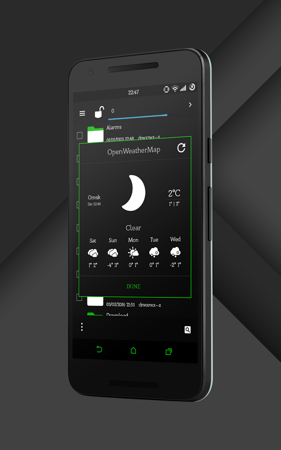 Sense Black/Green cm13 theme