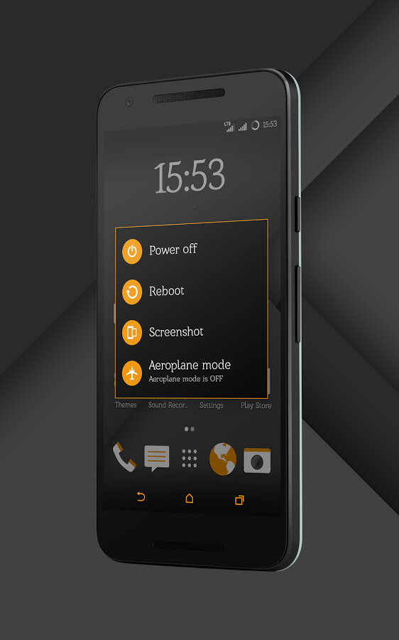 Sense Black/Orange cm13 theme