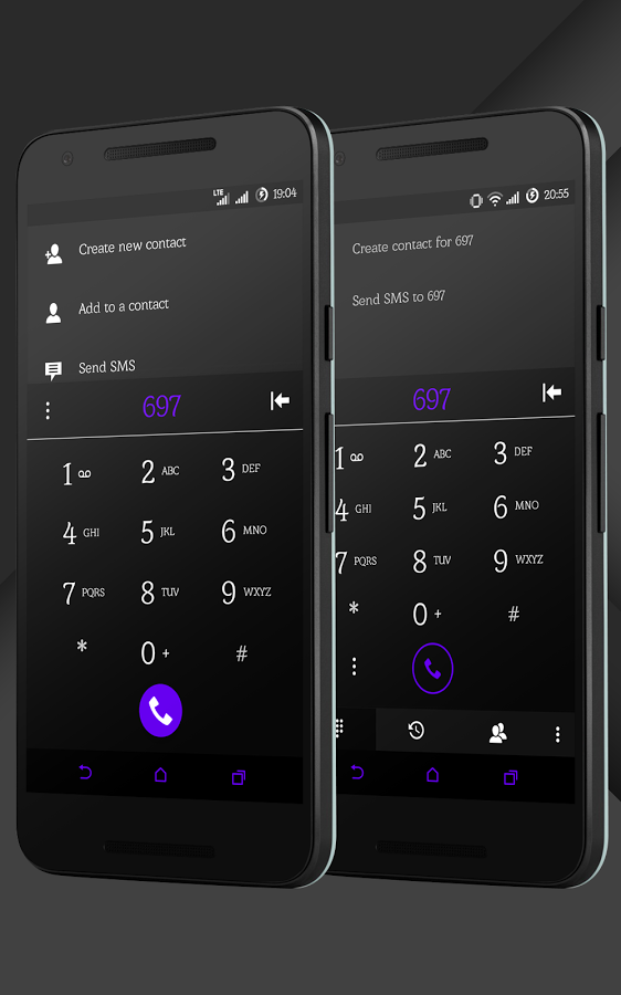 Sense Black/Purple cm13 theme