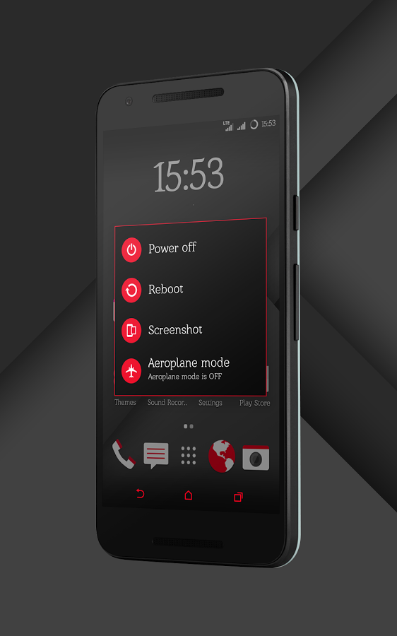 Sense Black/Red cm13 theme