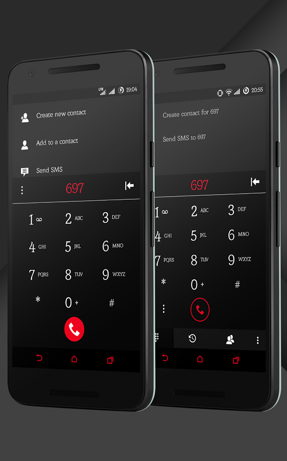 Sense Black/Red cm13 theme