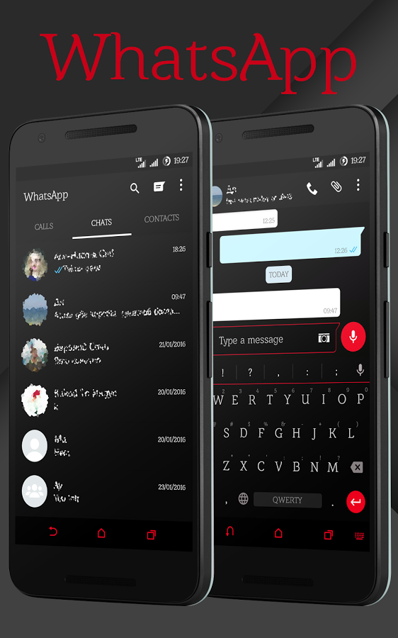 Sense Black/Red cm13 theme