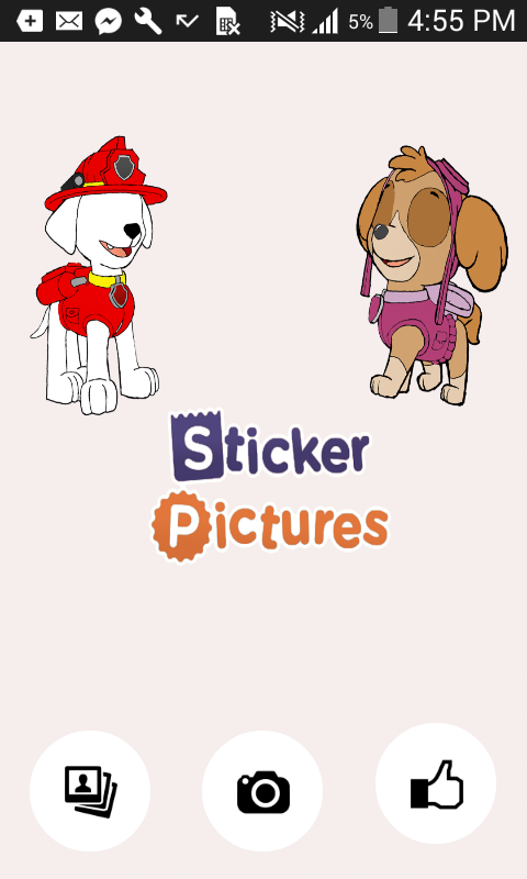 Sticker pics for Paw Patrol