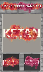 Smoke Effect Name Art