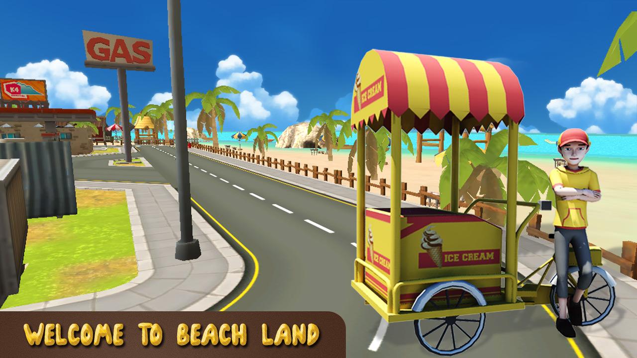 Beach Ice Cream Delivery (Mod Money)