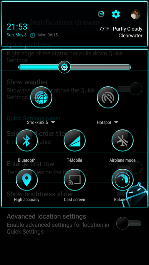 ElectricCyan CM11 & CM12 Theme