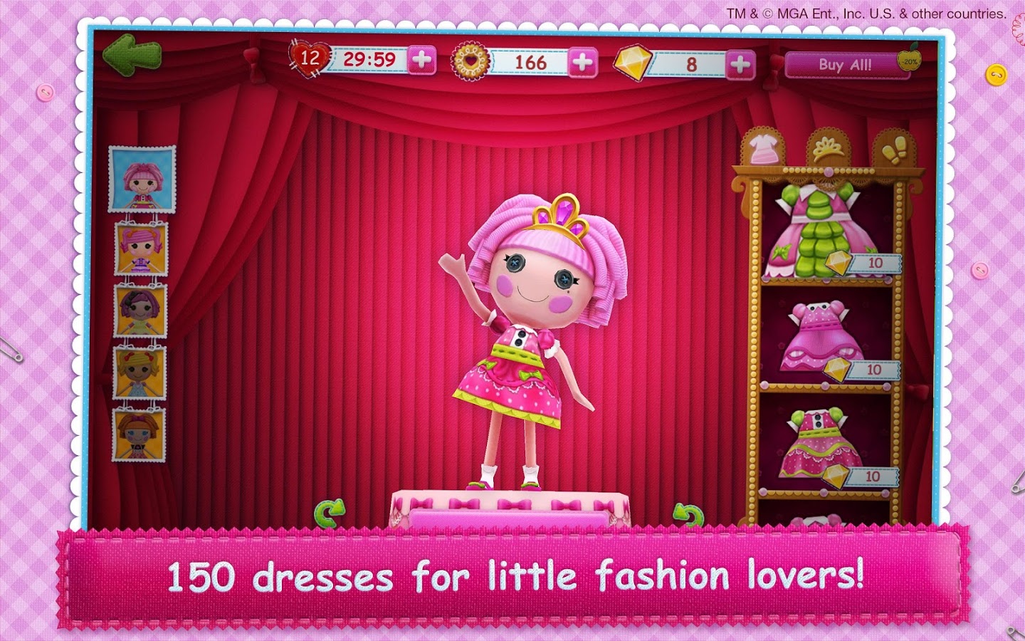 Lalaloopsy 3D doll wonderland