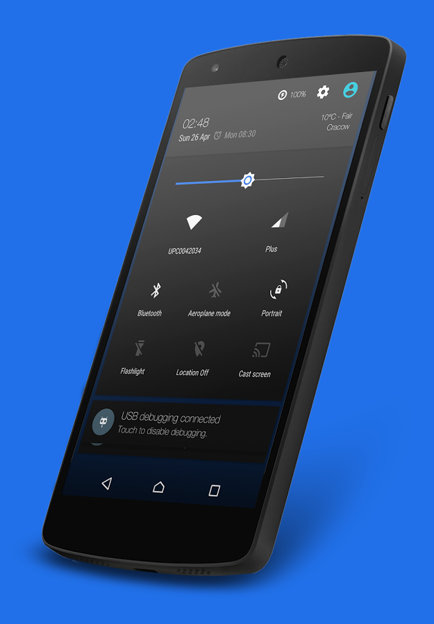 Nuclear Blue CM12 Theme