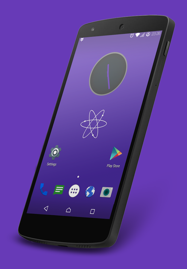 Nuclear Violet CM12 Theme