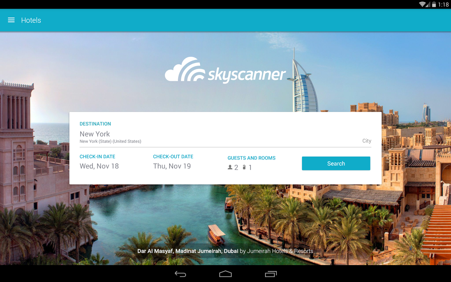 Skyscanner Hotels