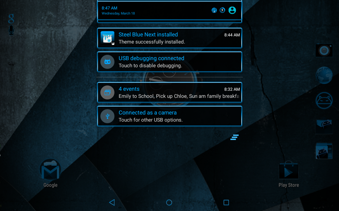 SteelBlue CM11 & CM12 Theme