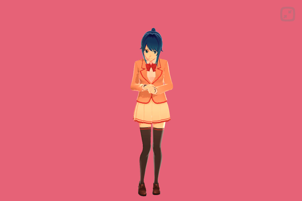 Anime Girl Pose 3D