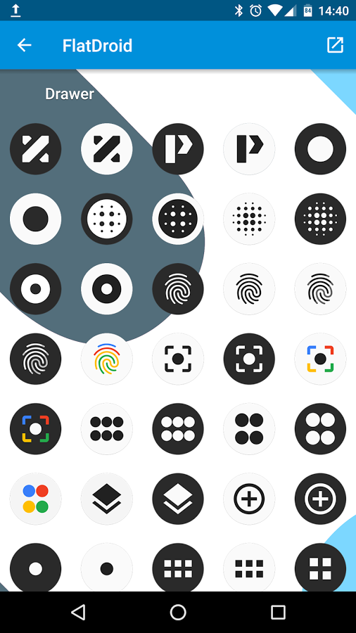 FlatDroid - Icon Pack