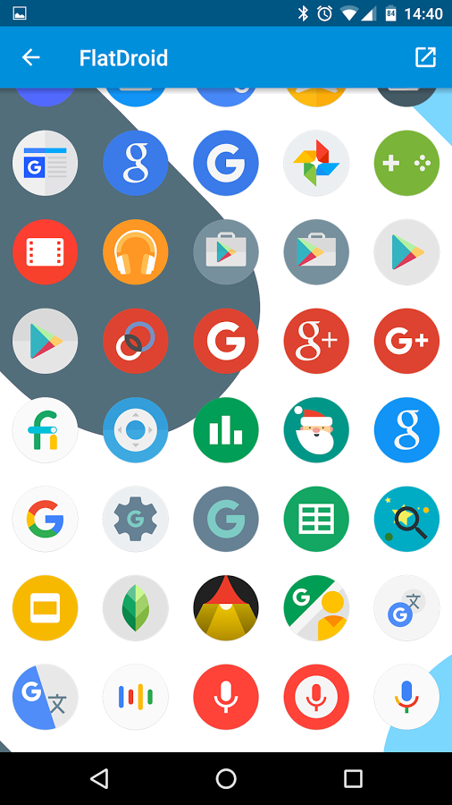 FlatDroid - Icon Pack