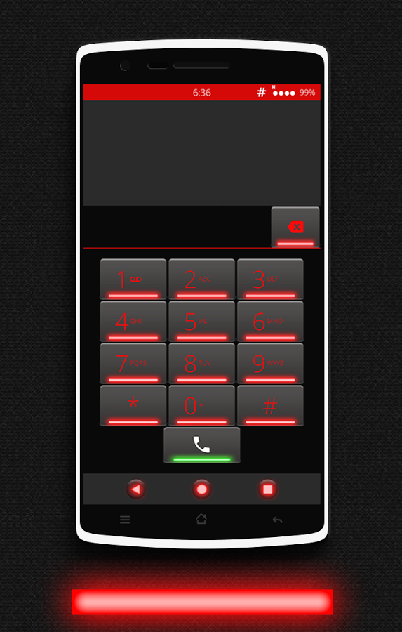 Glow Red CM13 CM12/12.1 Theme