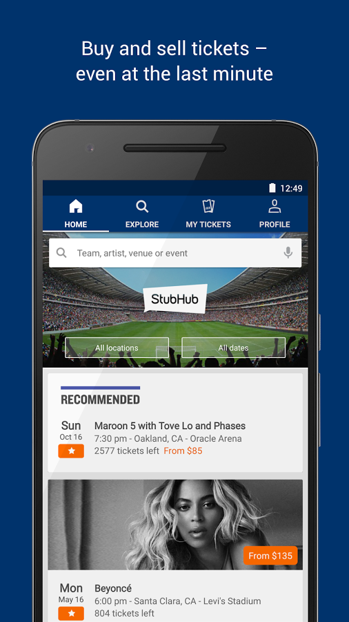 StubHub - Event tickets