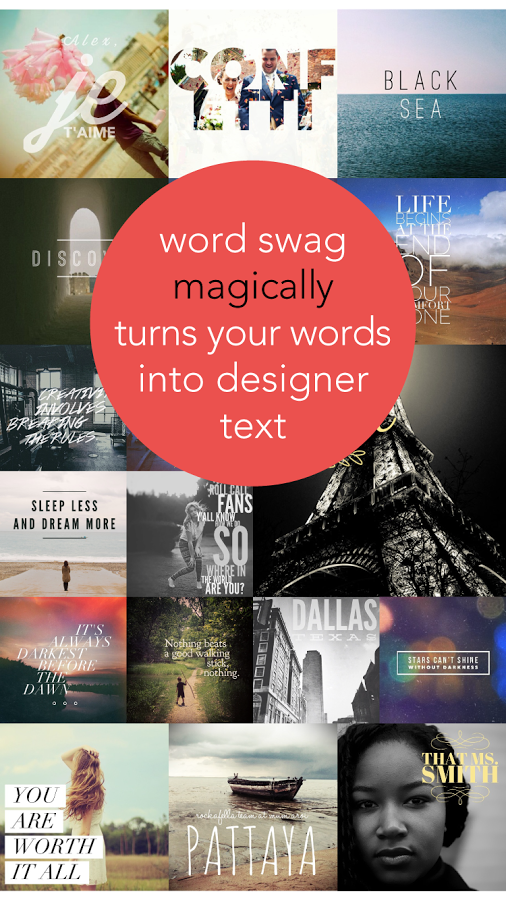 Word Swag - Cool fonts, quotes