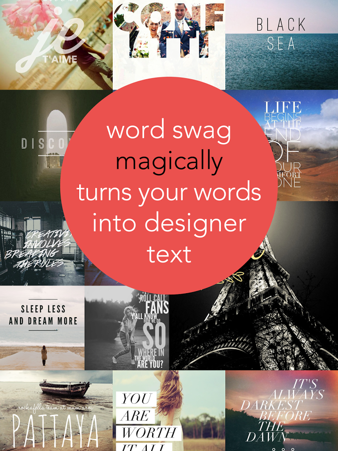 Word Swag - Cool fonts, quotes