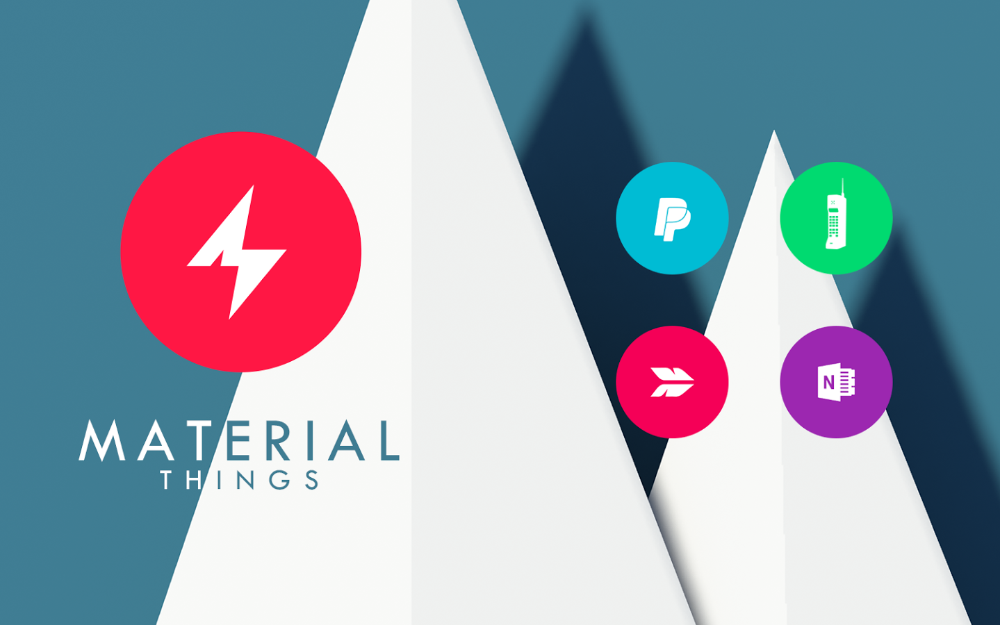 Material Things Colorful Theme