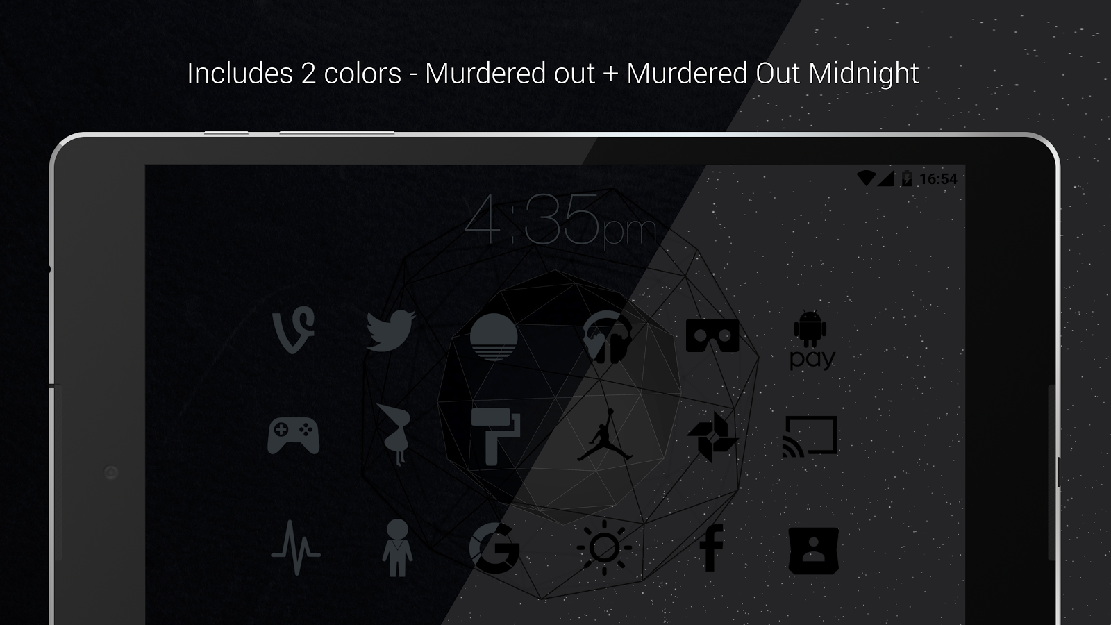 Murdered Out Pro - Dark Icons