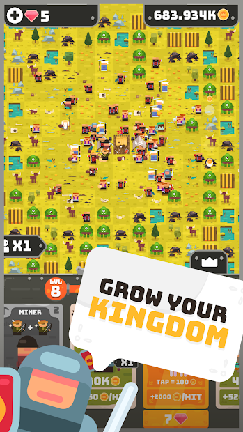 Merge Empire - Idle Kingdom & Crowd Builder Tycoon (Mod Mone