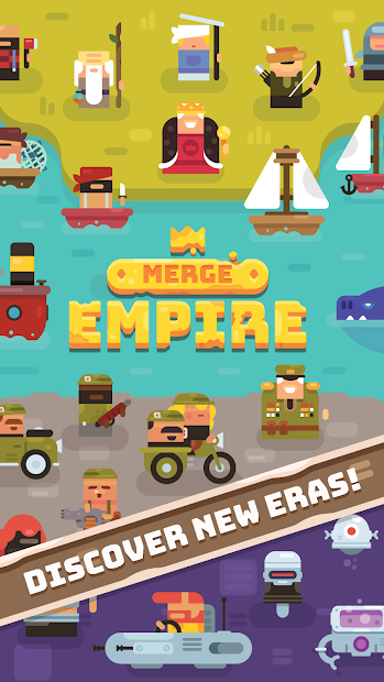 Merge Empire - Idle Kingdom & Crowd Builder Tycoon (Mod Mone