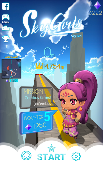 Sky Girls: Flying Runner Game (Mod Money)