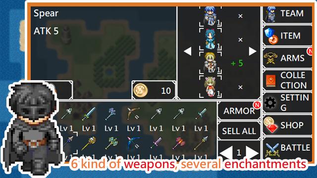 Unlimited Skills Hero - Single Strategy RPG (Mod)