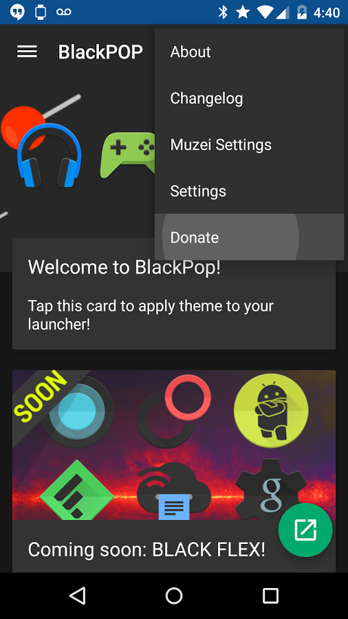 BlackPOP - Icon Pack