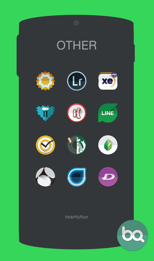 Blacqerial IconPack