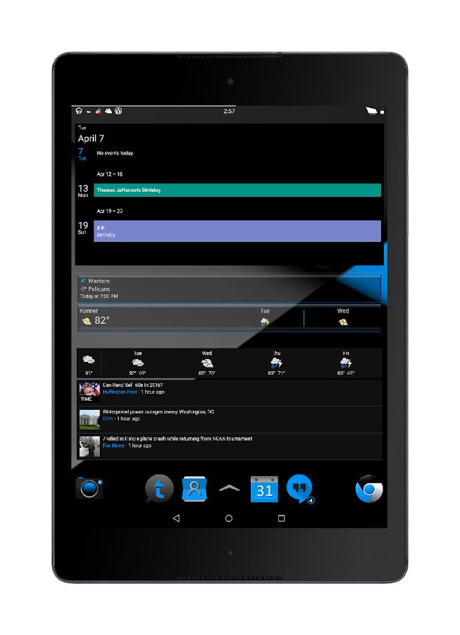 Blak Azurro  CM12 Theme