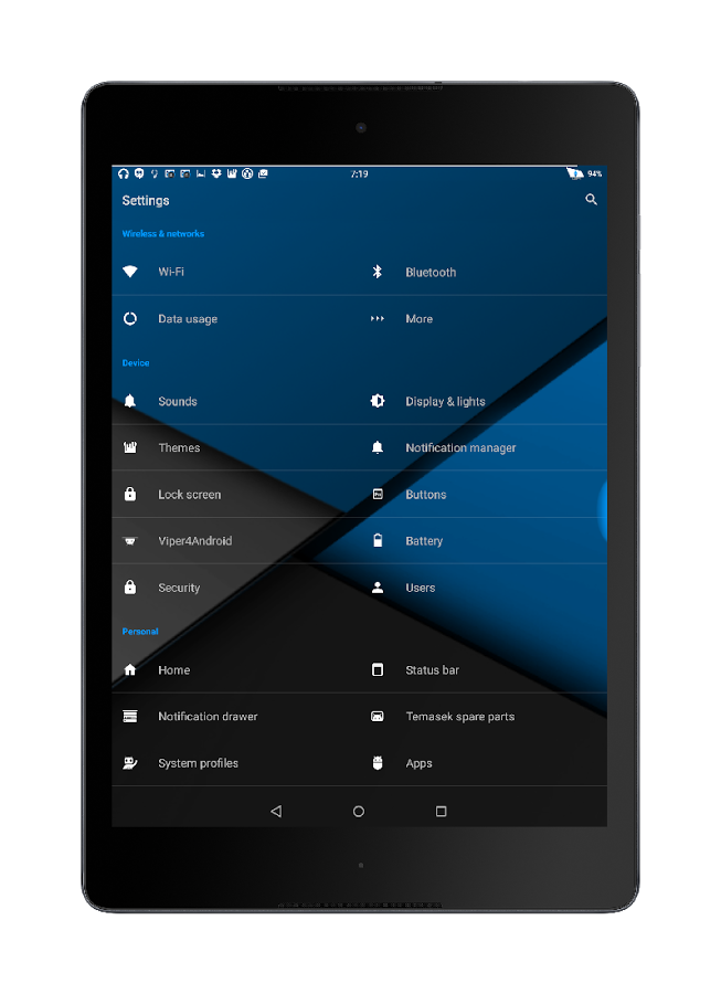 Blu XS CM12 Theme