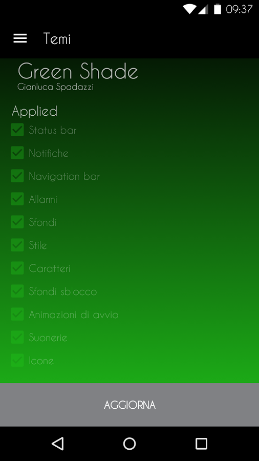 Green Shade - CM12 Theme