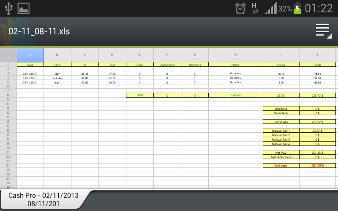 My Salary + Track your shift